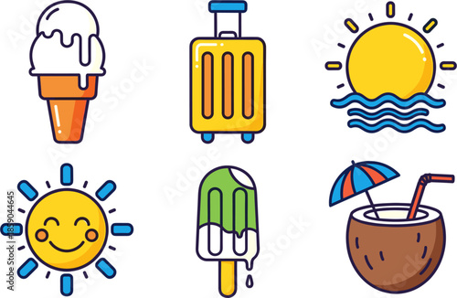 Summer Fun Icons Collection