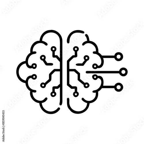 Illustration of a brain with neural connections