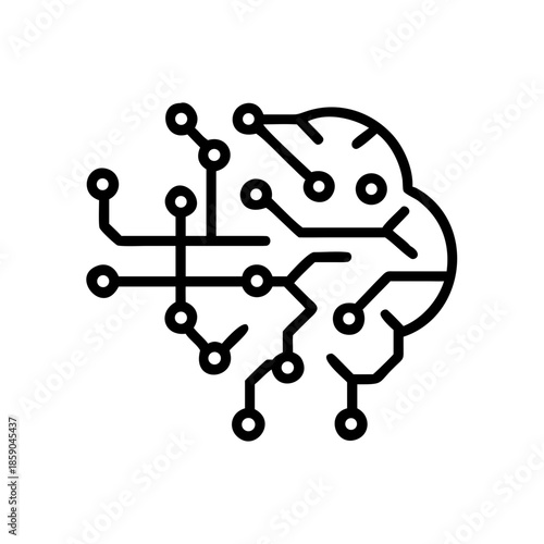 Illustration of a brain with neural connections