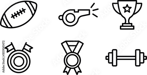 Sports Vector Illustration Set