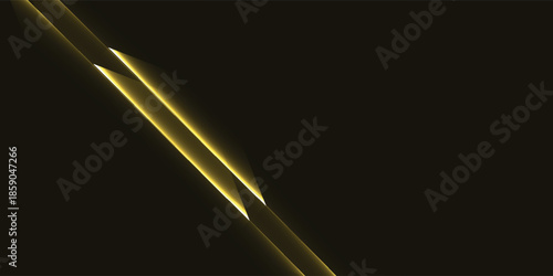 Abstract golden light streaks on a dark background.