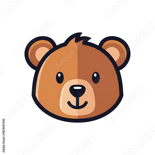 Bear Face Icon.