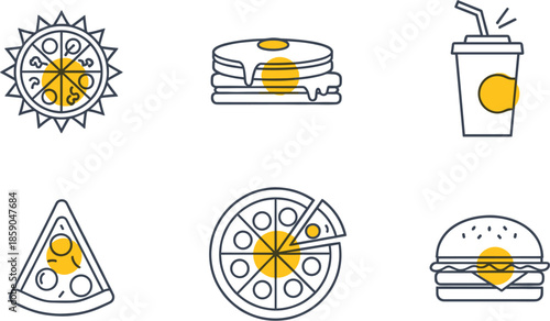 Delicious Food Icons Collection