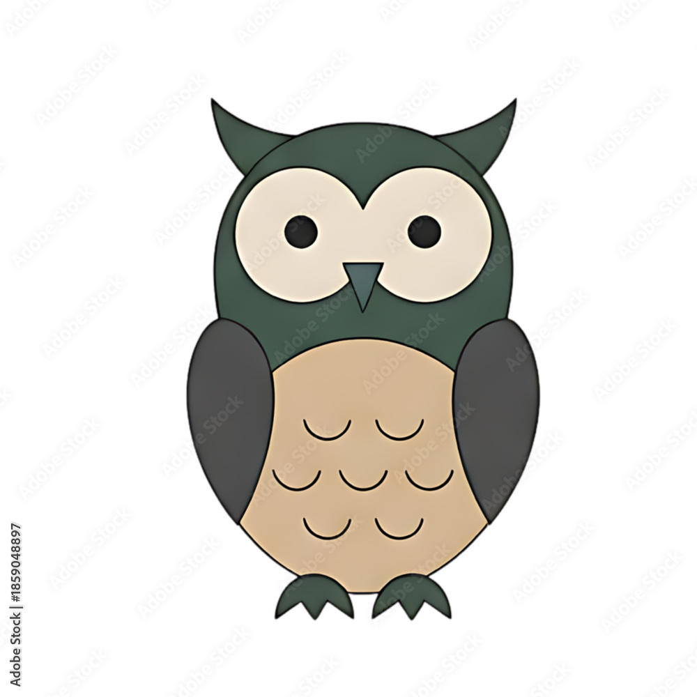 Fototapeta premium owl on a branch