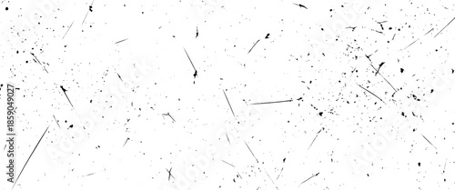 Vector new style black and white scratches scattered dust ink splatter texture scratch