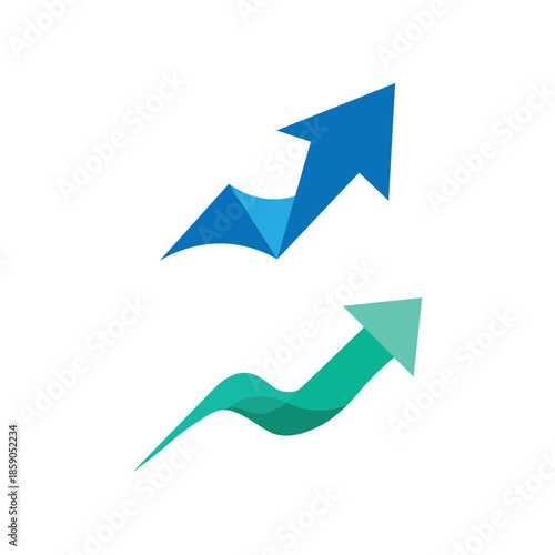 Upward Growth Arrow Icons