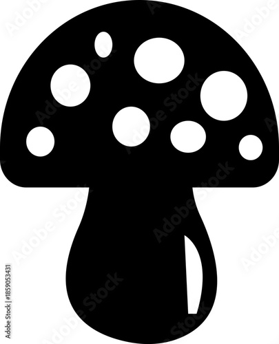 Cartoon vector mushrooms clipart, doodle icon set. Black silhouettes . Nature illustration .mushrooms line art set mushroom line art vector illustration of mushrooms vector design Mushrooms icon set B
