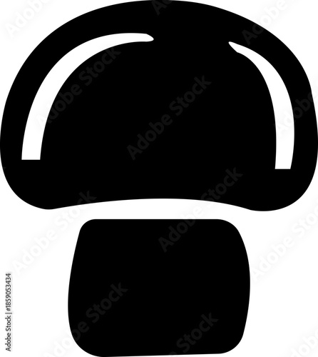 Cartoon vector mushrooms clipart, doodle icon set. Black silhouettes . Nature illustration .mushrooms line art set mushroom line art vector illustration of mushrooms vector design Mushrooms icon set B