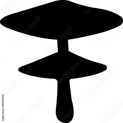 Cartoon vector mushrooms clipart, doodle icon set. Black silhouettes . Nature illustration .mushrooms line art set mushroom line art vector illustration of mushrooms vector design Mushrooms icon set B