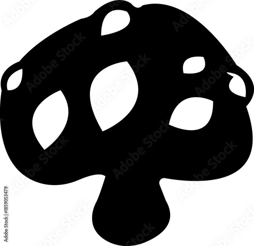 Cartoon vector mushrooms clipart, doodle icon set. Black silhouettes . Nature illustration .mushrooms line art set mushroom line art vector illustration of mushrooms vector design Mushrooms icon set B