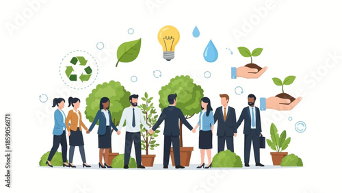 Sustainable Teamwork Unity in Environmental Efforts for a Greener Future