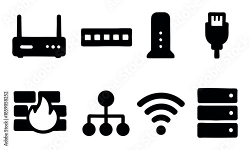 Network and security hardware network router firewall