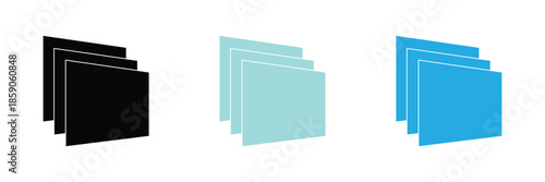 Layer stack, layer icon, layer line, layer sign, canvas icon. vector illustration. eps 10 .