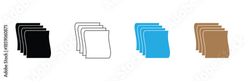 Layer stack, layer icon, layer line, layer sign, canvas icon. vector illustration. eps 10 .