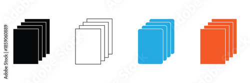 Layer stack, layer icon, layer line, layer sign, canvas icon. vector illustration. eps 10 .