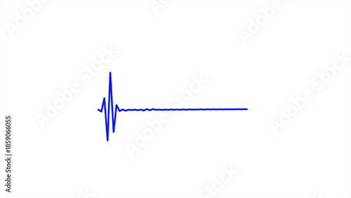 Heart beat line icon. ECG heartbeat line. Cardiogram line icon, sign. Heart pulse silhouette, icon, symbol.