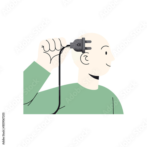 Brain power connection A mental health metaphor for psychology, stress, depression, and healing the mind's organ of intelligence