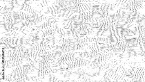 Vector abstract optical wave pattern flowing curved lines Minimal distorted stripe texture black and white illusion on transparent background