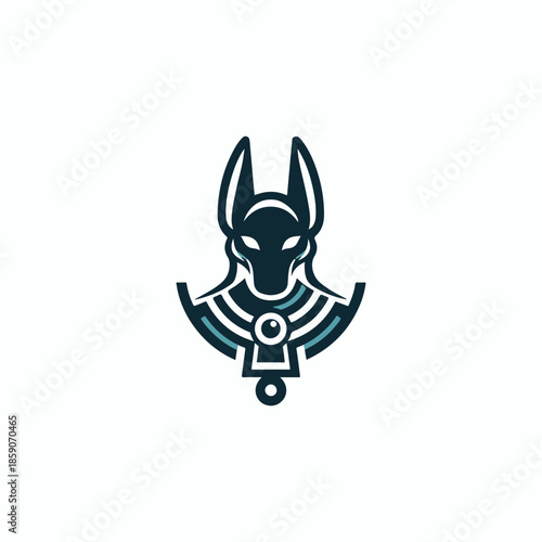 Anubis Egypt God Logo