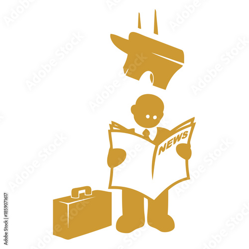 Businessman Under Surveillance