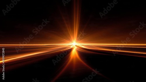 Wallpaper Mural Explosión de luz intensa y radiante en la oscuridad total. Torontodigital.ca