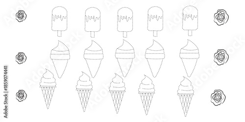 A collection of blurry low resolution black and white images of various objects