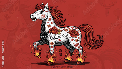 Chinese New Year. The year of the horse. The new year is 2026.