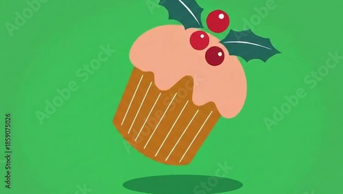 cupcake with cherry