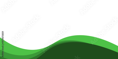 wave, green, element, monochromatic, letterhead, curved footer, curved header, footer, header, header banner, wavy, wavy element.modern abstrac bacground illustration