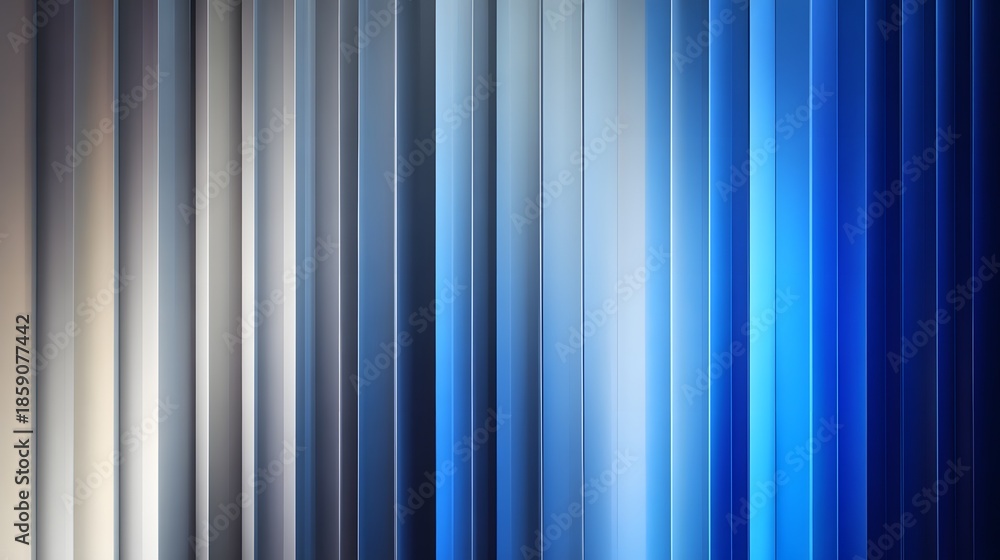 Obraz premium Abstract vertical lines of blue and gray colors, modern digital art background.