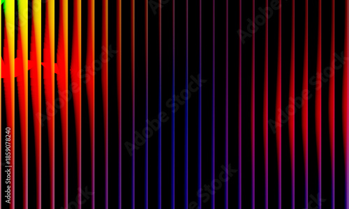 red and black stripes Vibrant gradients create an abstract visual experience with warm colors in a dark background