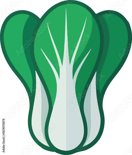 Vibrant Green Broccoli Vector Graphic Illustration for Healthy Eating and Nutrition Concepts Design
