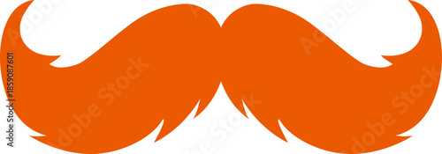 Irish Leprechaun Moustache Isolated on Transparent Background St Patrick’s Day