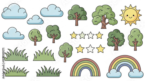 Stylized light green crescent moon icon with a dark outline on a transparent background, representing night or celestial themes.