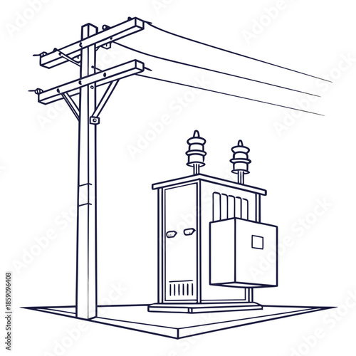 Electricity transformer station