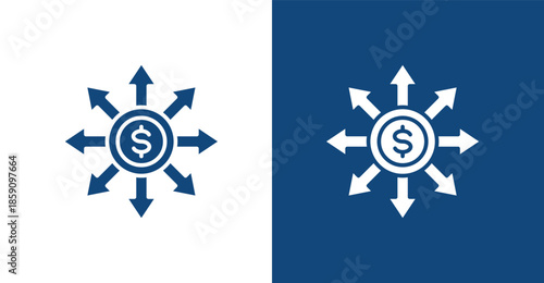 Payment Glyph, with light and dark background