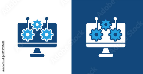 Platform Glyph Duotone, with light and dark background