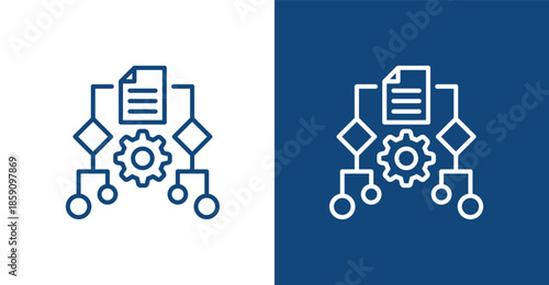 Algorithm Outline, with light and dark background