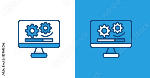 Software Color Outline, with light and dark background