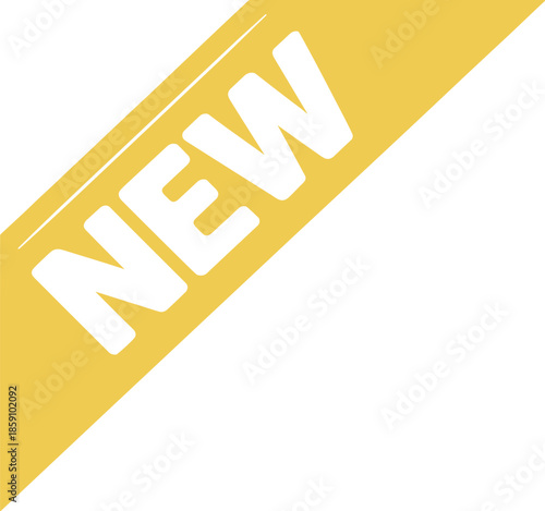 Yellow triangle YES graphic, bold geometric design, right angle shape, affirmation symbol, flat vector icon, modern visual element