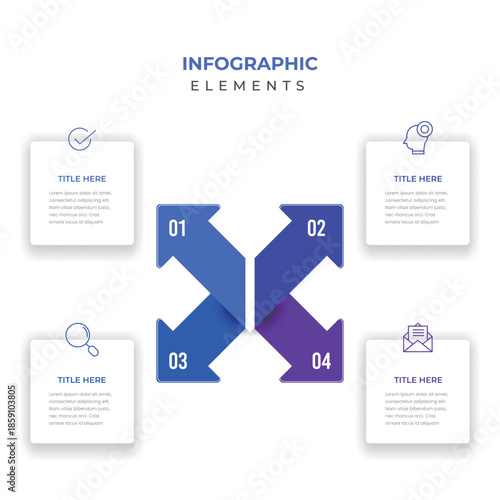 인포 그래픽 템플릿 벡터 