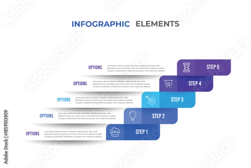 인포 그래픽 템플릿 벡터 