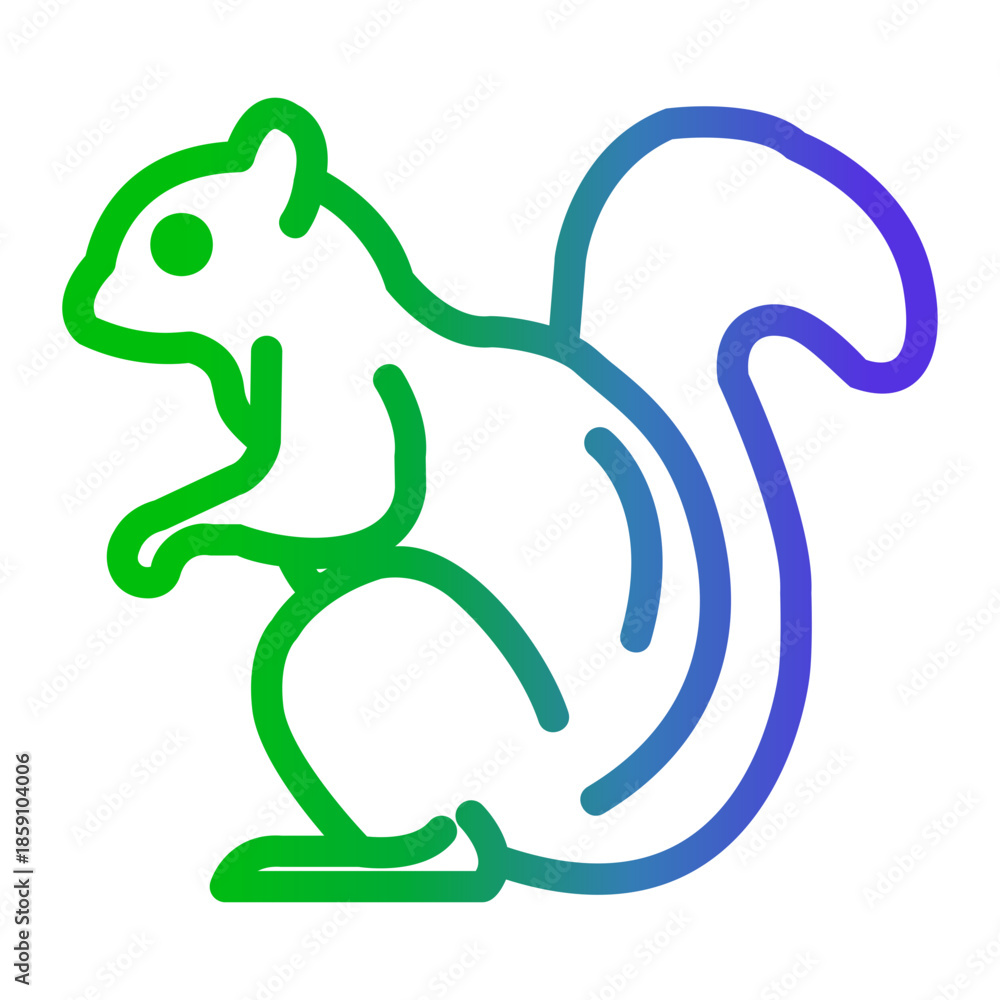Obraz premium squirrel icon