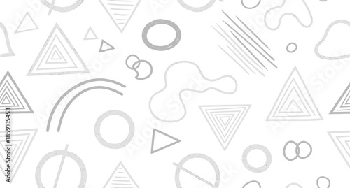 Abstract Seamless Blackboard Pattern with Modern Chalk Texture.