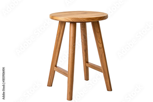 wooden chair isolated on white