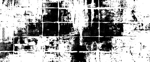 Vector style old black and white vintage distress background.