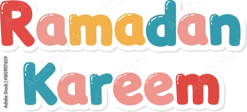 Ramadan Kareem A Colorful and Festive Greeting for the Holy Month of Ramadan