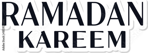 Ramadan Kareem A festive and blessed celebration of the Islamic holy month in a modern design