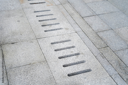 Fotografie Drainage system for water removal