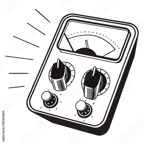 Voltmeter illustration 